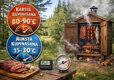 Ideālais kūpināšanas temperatūras režīms iesācējiem